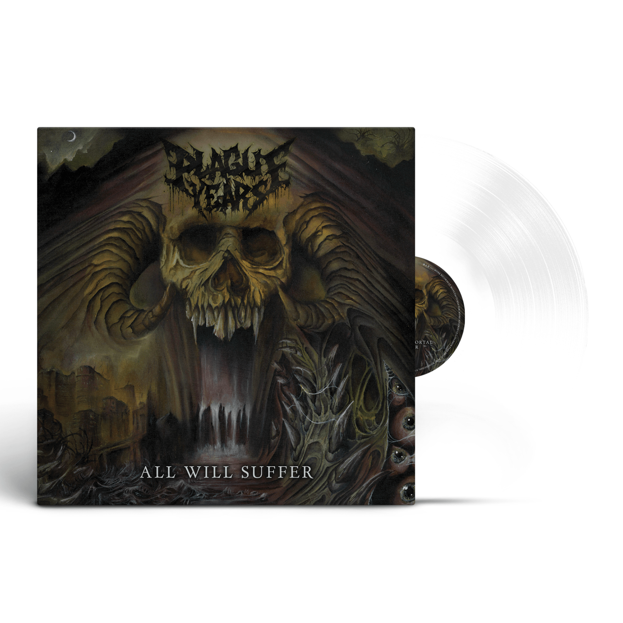 Plague Years - All Will Suffer EP Clear Vinyl LP Vinyl Record