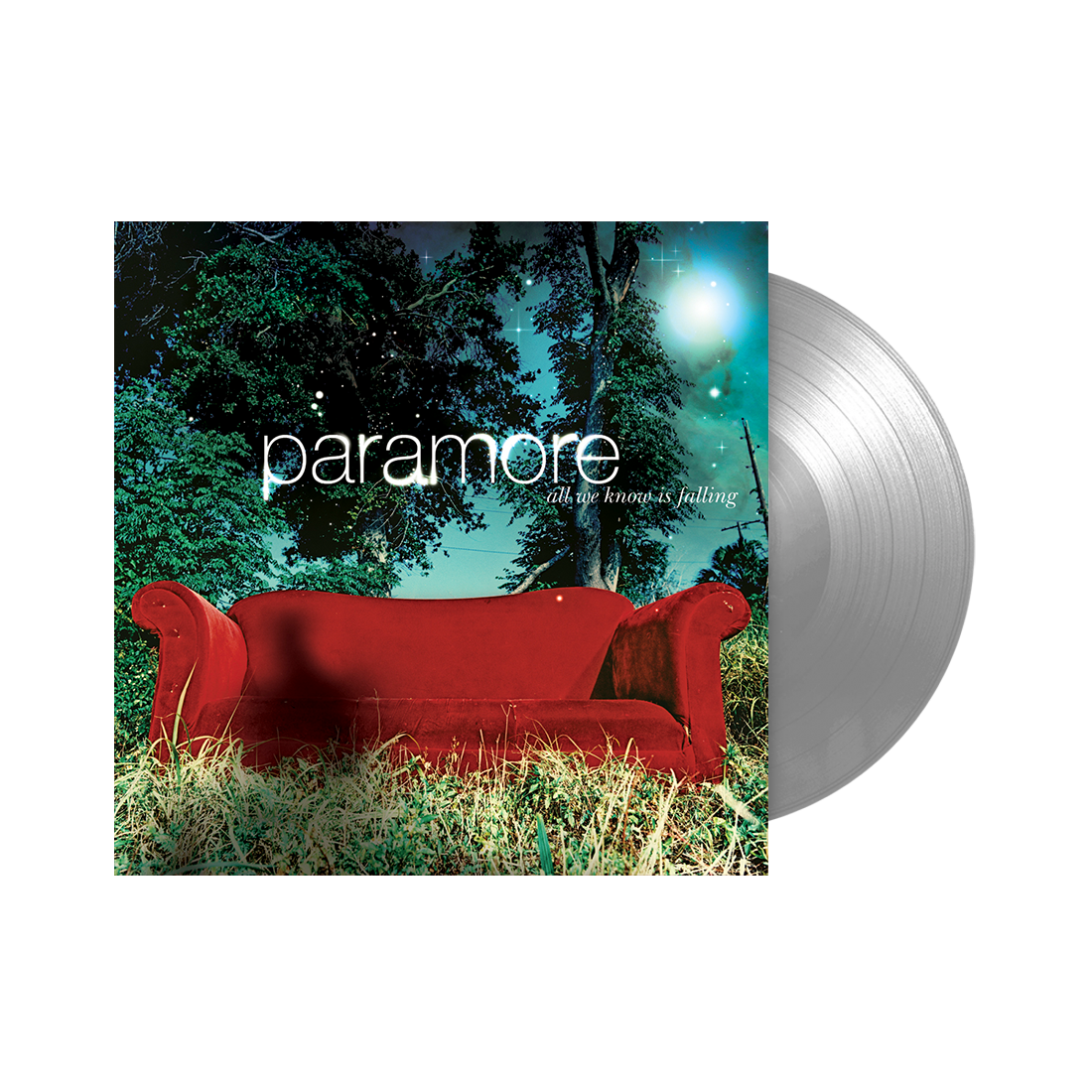 Paramore All We Know Is Falling (FBR 25th Anniversary silver vinyl) Vinyl Record