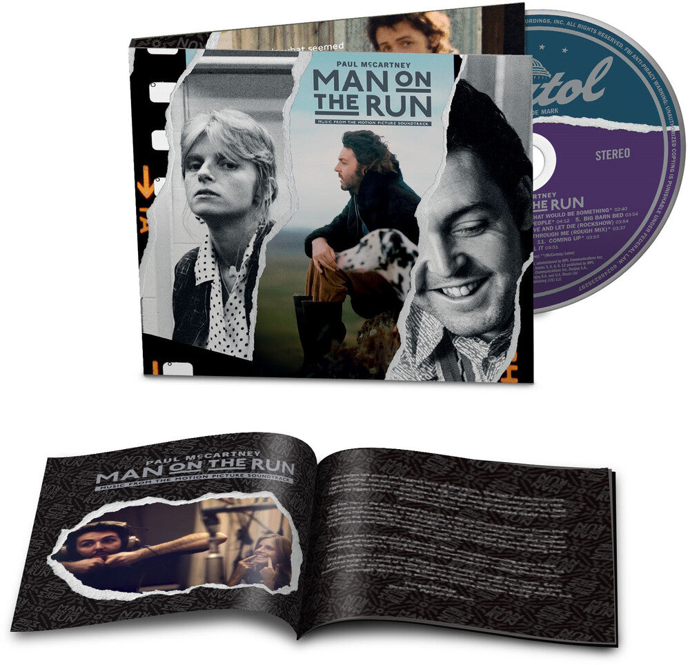 Paul McCartney & Wings – Man On The Run Soundtrack Music CD