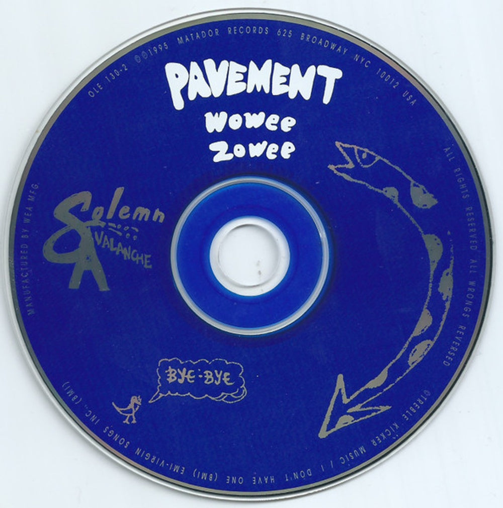 Pavement – Wowee Zowee Music CD