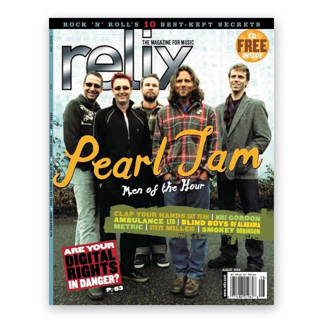 Pearl Jam - August 2006 Relix Issue Magazine
