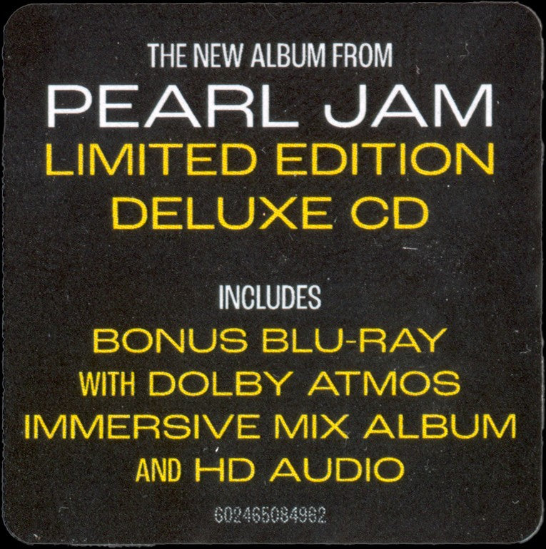 Pearl Jam – Dark Matter (Deluxe CD + Blu-ray) Music CD