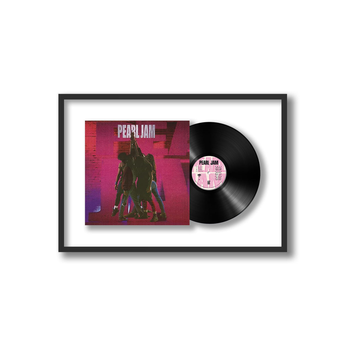 Pearl Jam - Ten - Framed Vinyl Record