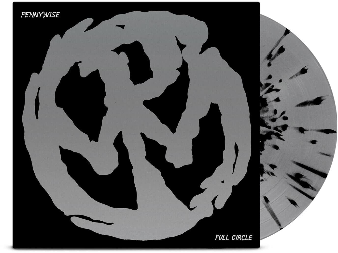 Pennywise Full Circle (Silver & Black Splatter) Vinyl Record