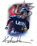 Keston Hiura signed 8x10 photo PSA/DNA Milwaukee Brewers Autographed