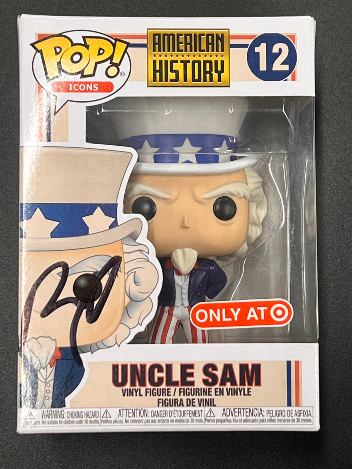Ron DeSantis Signed Uncle Sam Funko Pop #12 PSA/DNA Autographed