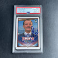 2020 Leaf Decision 2020 Silver Foil #623 4/25 Vicente Fox Signed Card Authentic AUTO 10 PSA Slab