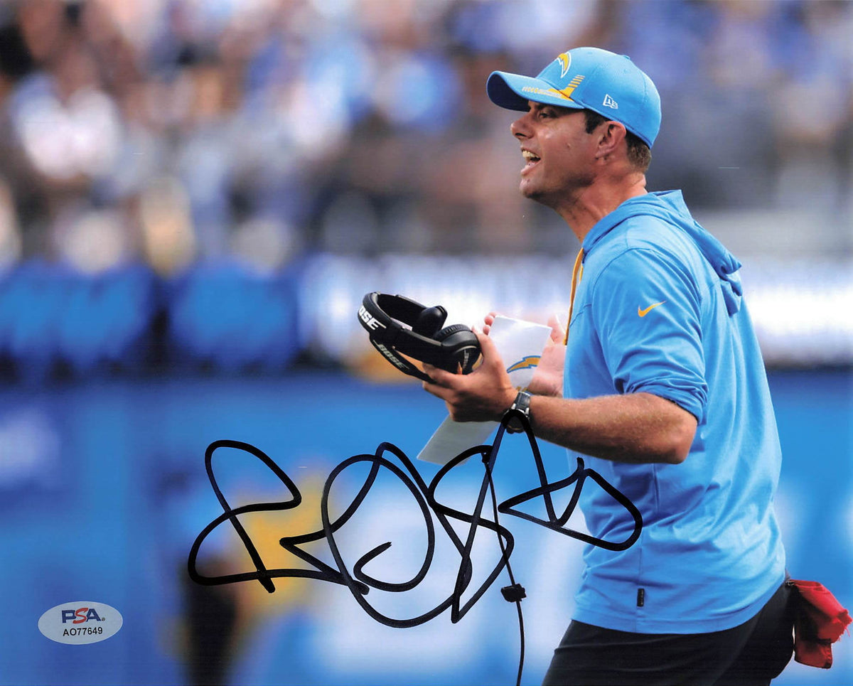 Brandon Staley signed 8x10 photo PSA/DNA LA Chargers Autographed
