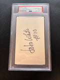 Jo Jo White signed cut PSA/DNA slabbed AUTO Celtics