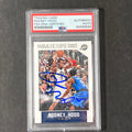 2015-16 NBA Hoops #98 Rodney Hood Signed Card AUTO PSA Slabbed Jazz