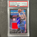 2016-17 Panini Hoops #44 Michael Carter-Williams Signed Card AUTO PSA Slabbed Sixers