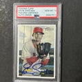 2006 Topps Heritage #264 Ervin Santana Signed Card AUTO 10 PSA/DNA Slabbed Angels