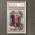 2020-21 Panini Prizm #55 Derrick Jones Jr. Signed Card AUTO PSA Heat