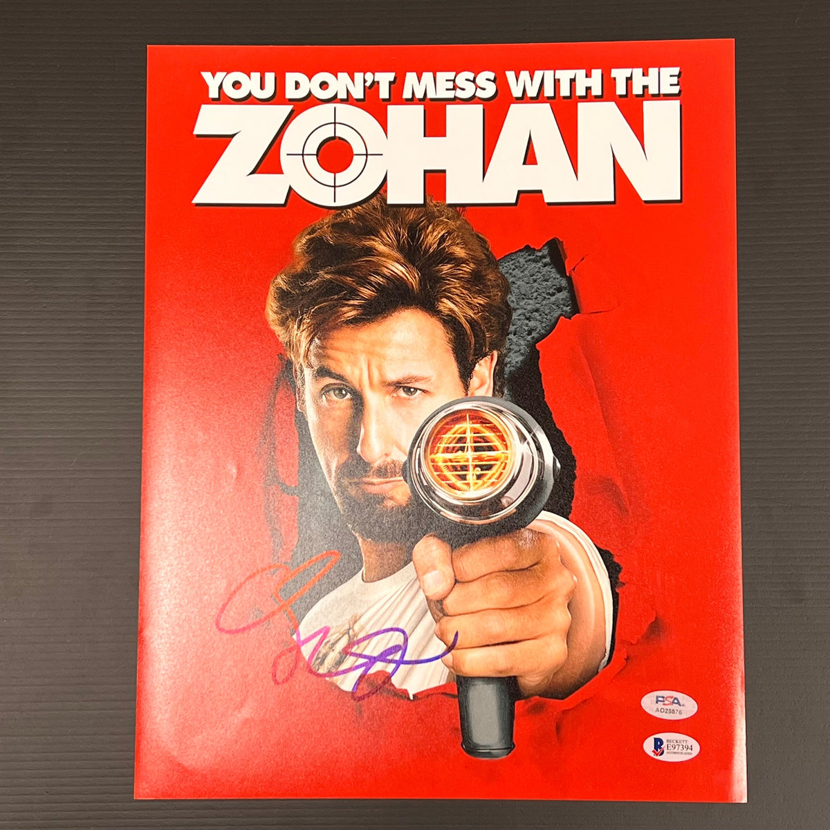 Adam Sandler signed 11x14 photo PSA/DNA Autographed You Don't Mess With The Zohan