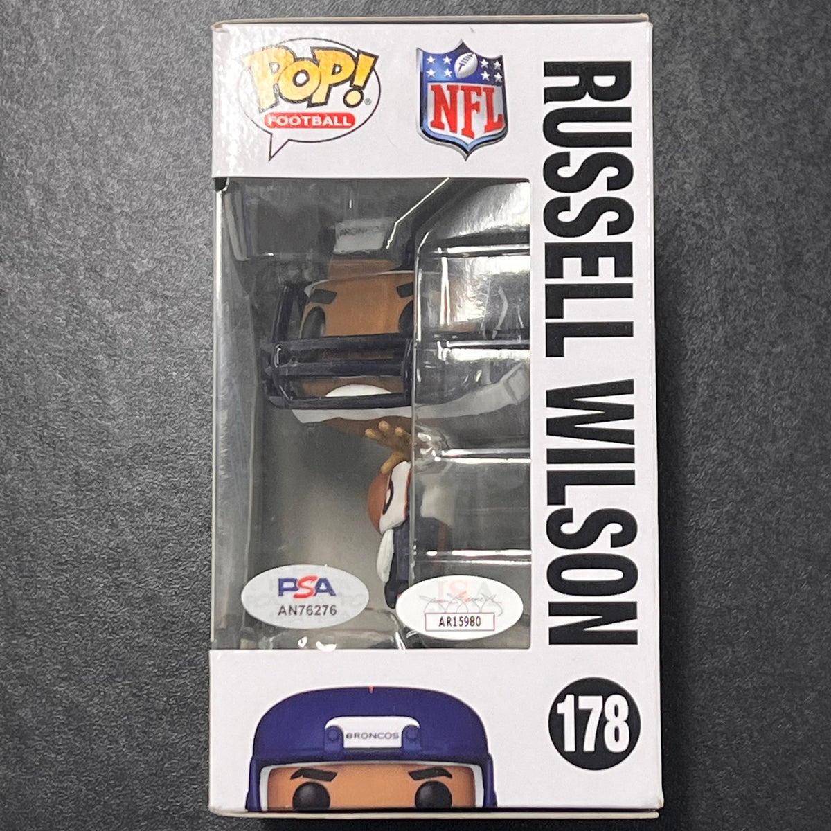 Russell Wilson Signed Funko Pop #178 PSA/DNA Denver Broncos