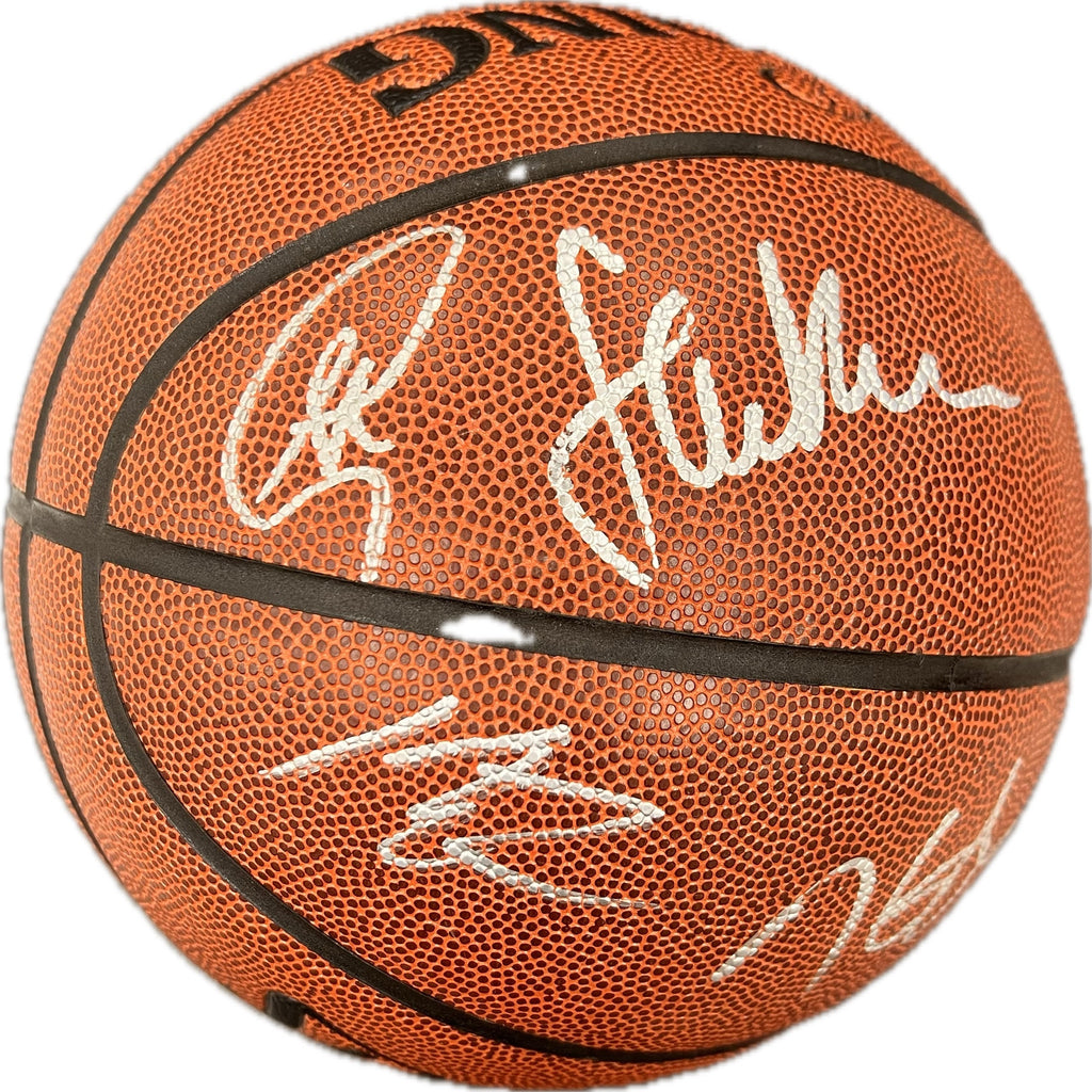 Warrior Greats signed Basketball PSA/DNA Warriors autographed