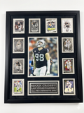 Maxx Crosby 10-Card Custom Framed Display Piece Las Vegas Raiders