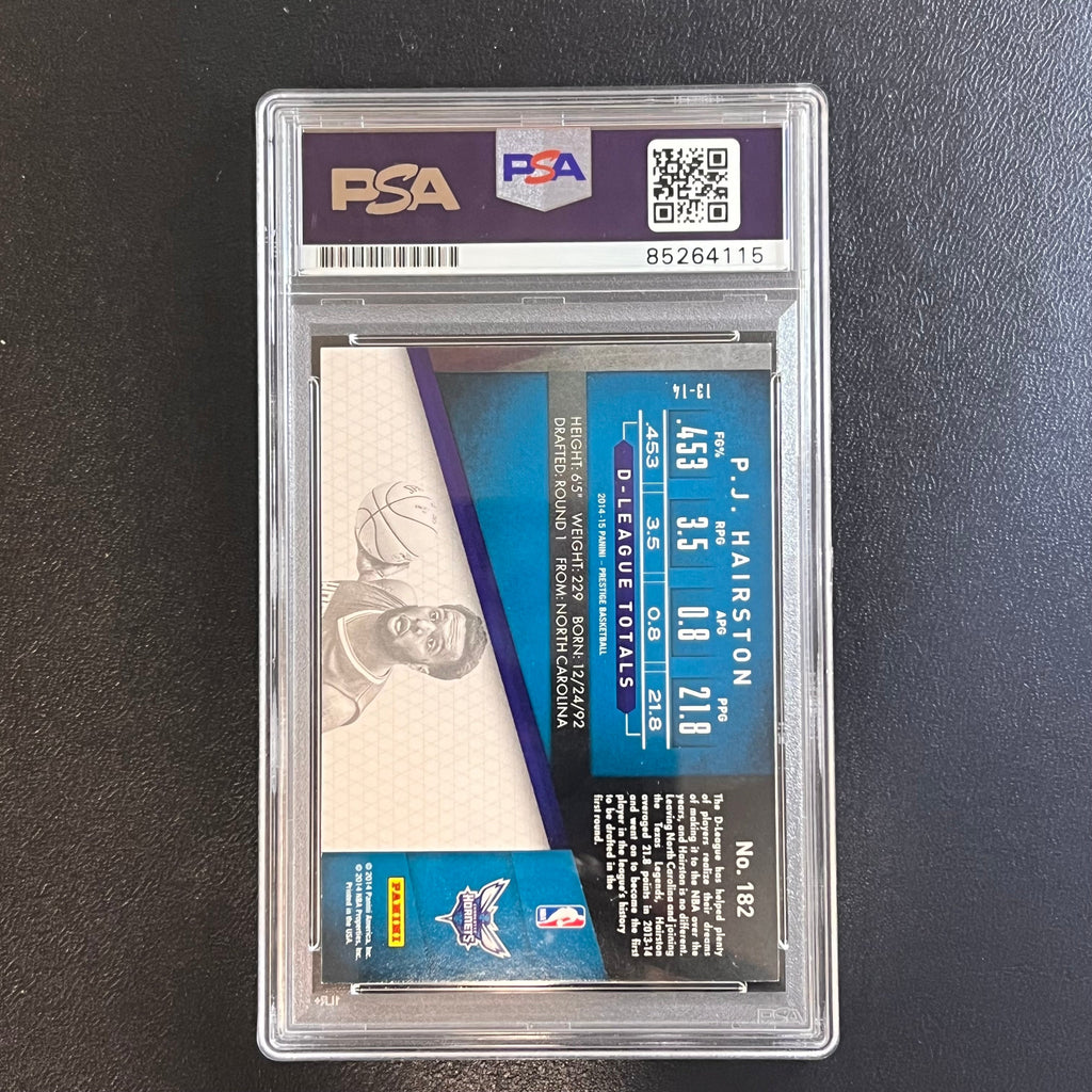 2014-15 Panini Prestige #182 PJ Hairston Signed Card AUTO PSA/DNA Slabbed RC Hornets