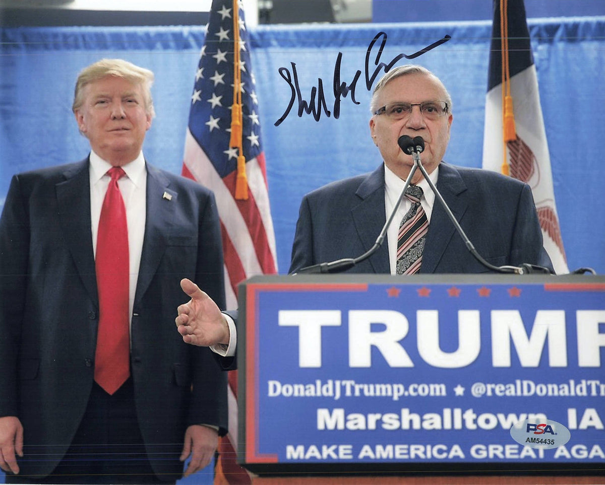 JOE ARPAIO signed 8x10 Photo PSA/DNA Autographed Politician