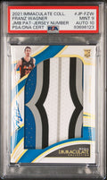 2021 Immaculate JMB Pat-Jersey Number #JP-FZW Franz Wagner Signed NM-MT 9 AUTO 10 PSA Slabbed Magic