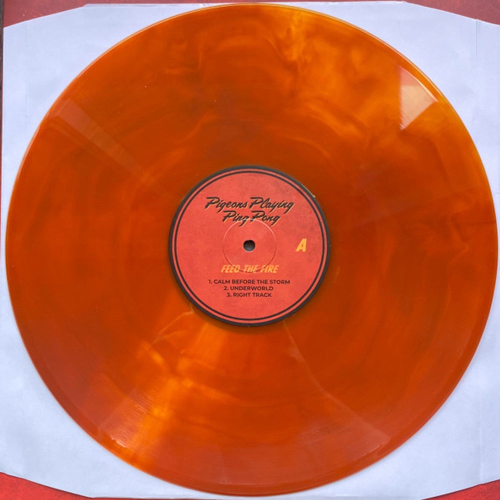 Pigeons Playing Ping Pong – Feed The Fire (Fire Variant, Numbered 2-LP Vinyl) Vinyl Record
