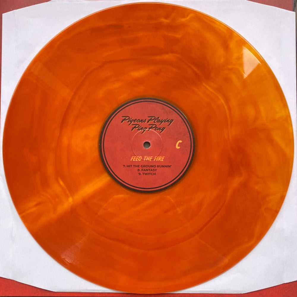 Pigeons Playing Ping Pong – Feed The Fire (Fire Variant, Numbered 2-LP Vinyl) Vinyl Record