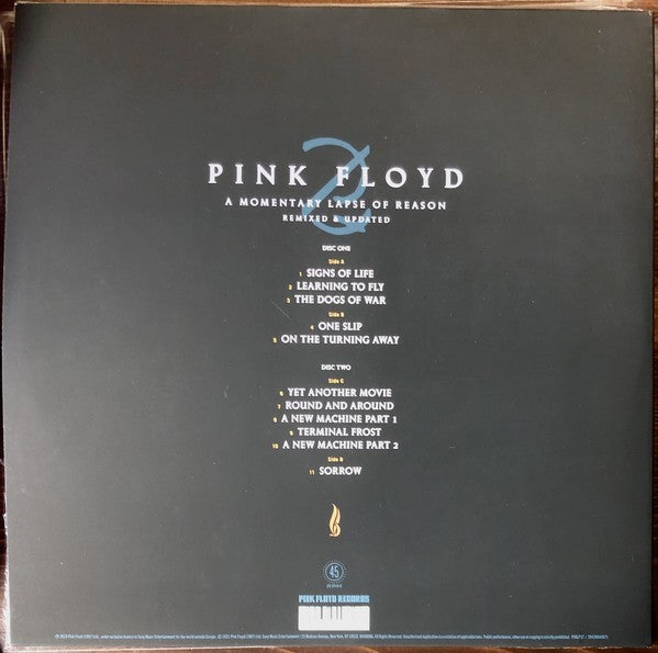 Pink Floyd – A Momentary Lapse Of Reason (2-LP Vinyl) Vinyl Record