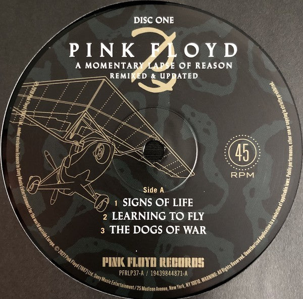 Pink Floyd – A Momentary Lapse Of Reason (2-LP Vinyl) Vinyl Record