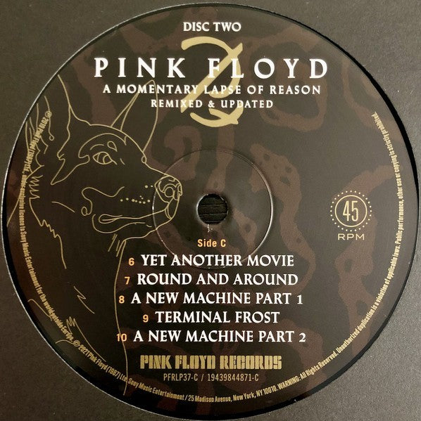 Pink Floyd – A Momentary Lapse Of Reason (2-LP Vinyl) Vinyl Record