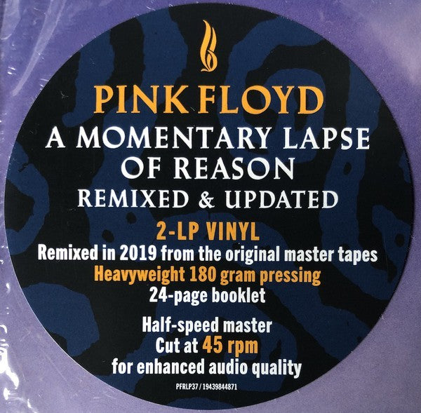 Pink Floyd – A Momentary Lapse Of Reason (2-LP Vinyl) Vinyl Record