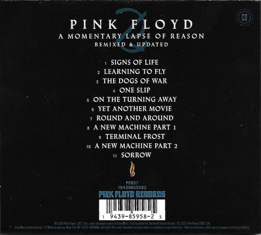 Pink Floyd – A Momentary Lapse Of Reason Music CD