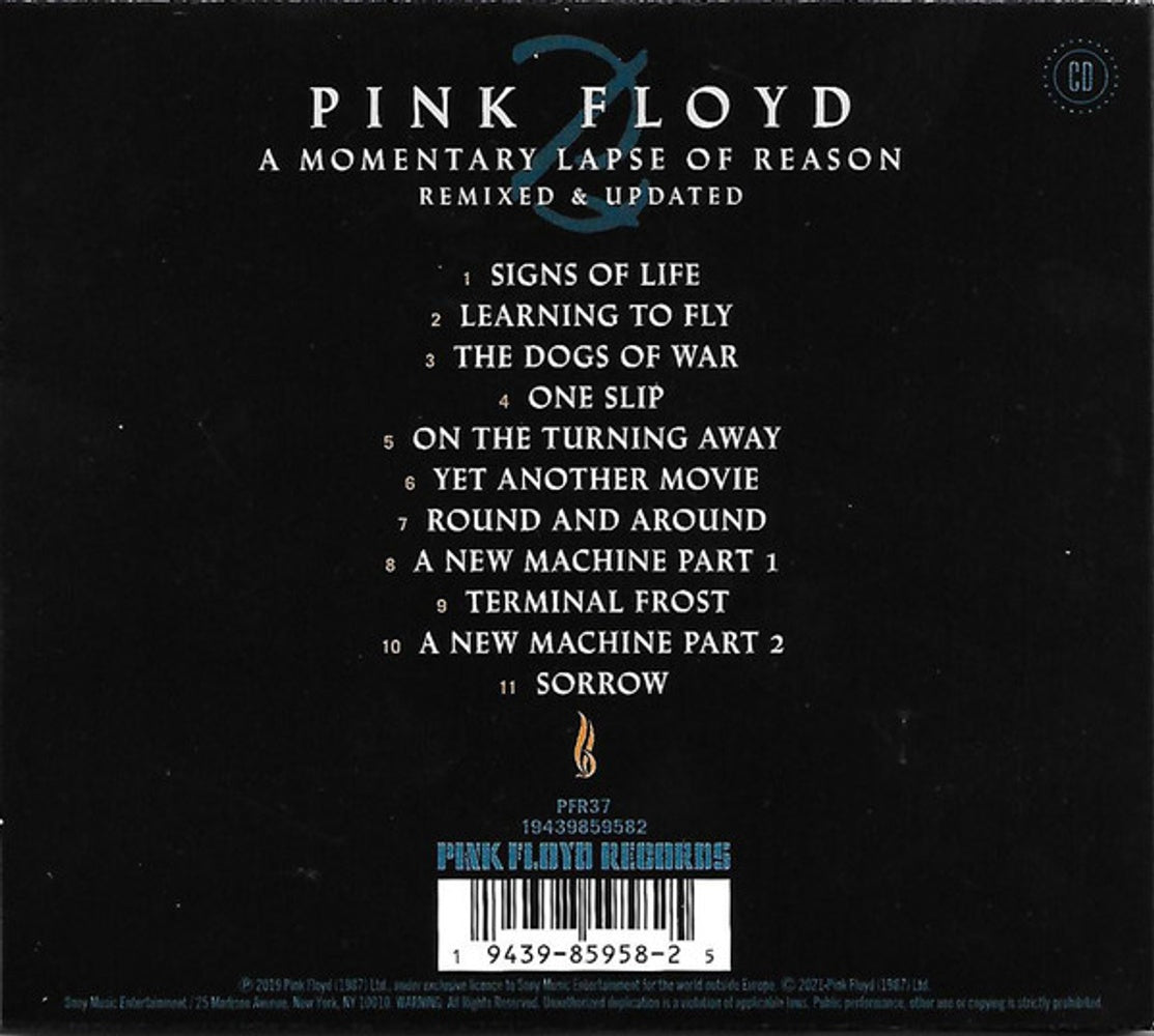Pink Floyd – A Momentary Lapse Of Reason Music CD