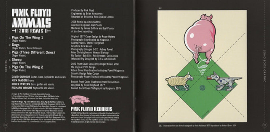 Pink Floyd – Animals: 2018 Remix Music CD