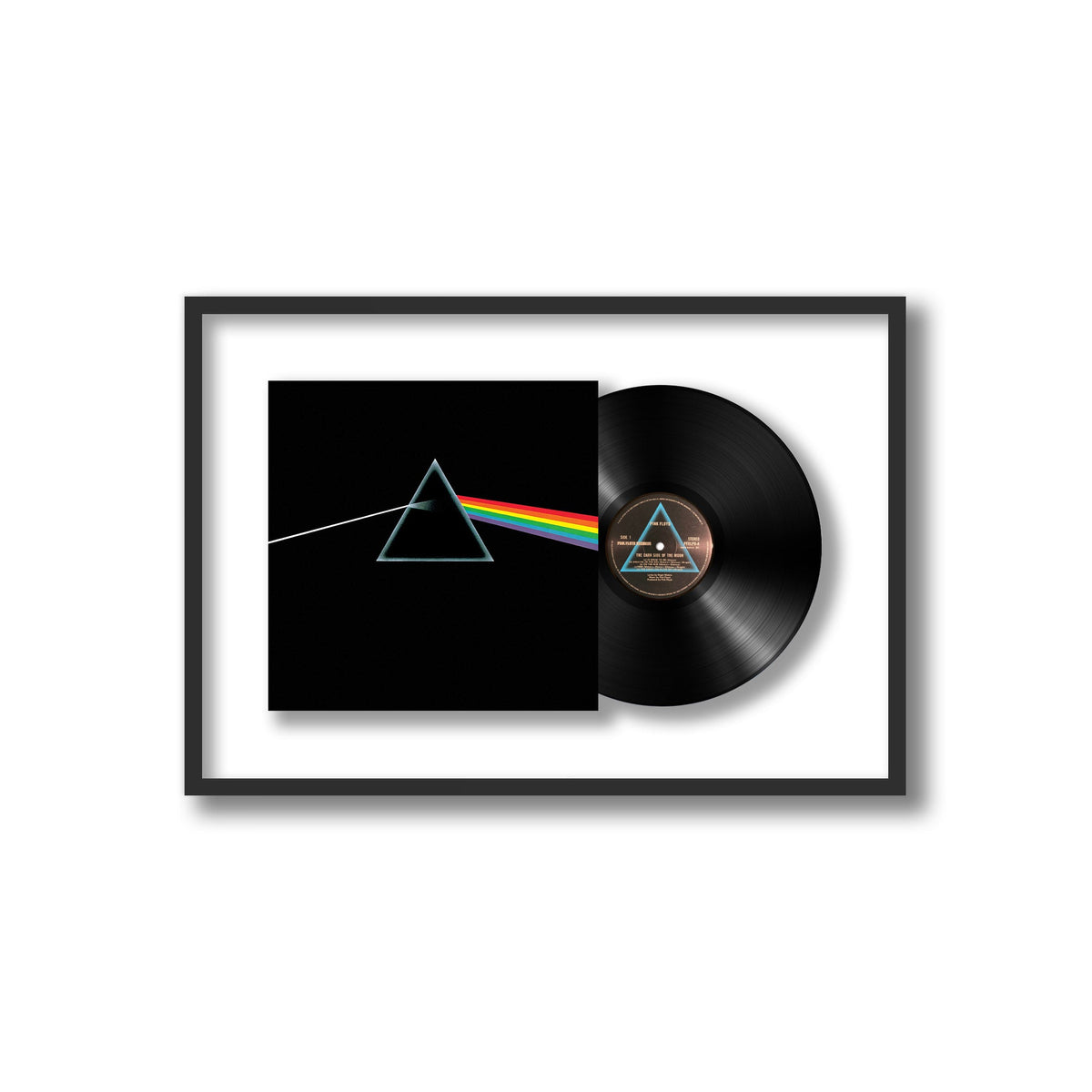 Pink Floyd - The Dark Side of the Moon - Framed Vinyl Record