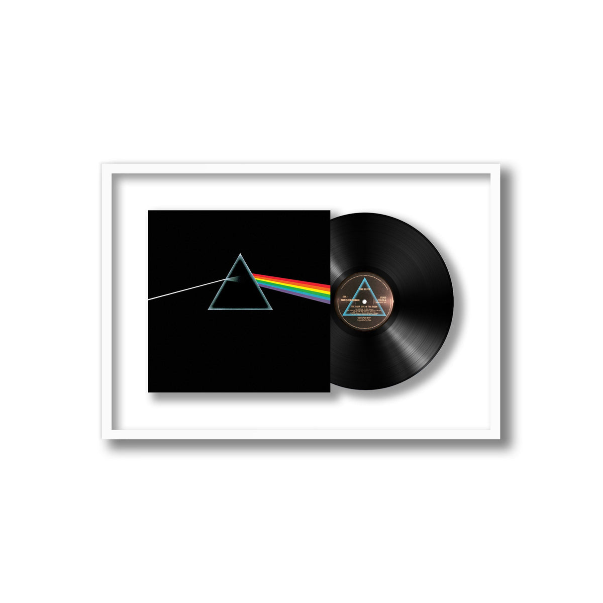 Pink Floyd - The Dark Side of the Moon - Framed Vinyl Record