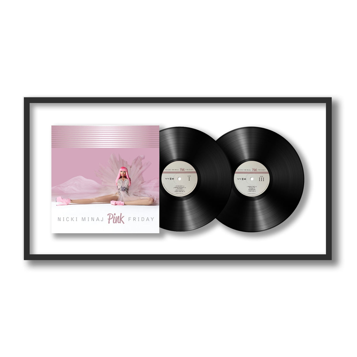 Nicki Minaj - Pink Friday - Framed Vinyl Record