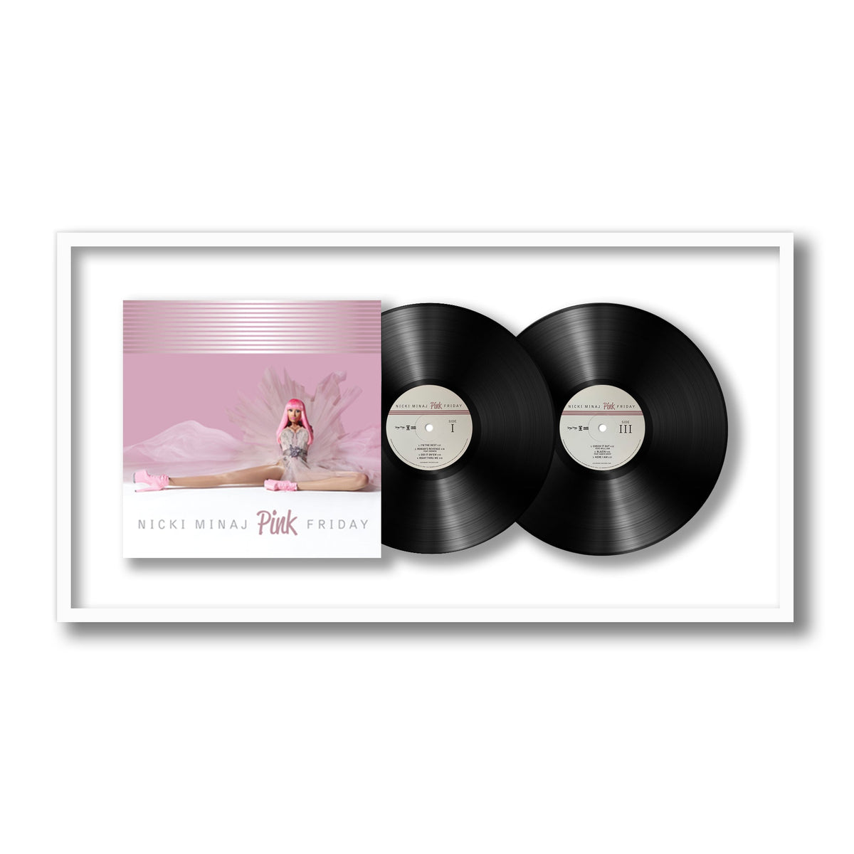 Nicki Minaj - Pink Friday - Framed Vinyl Record
