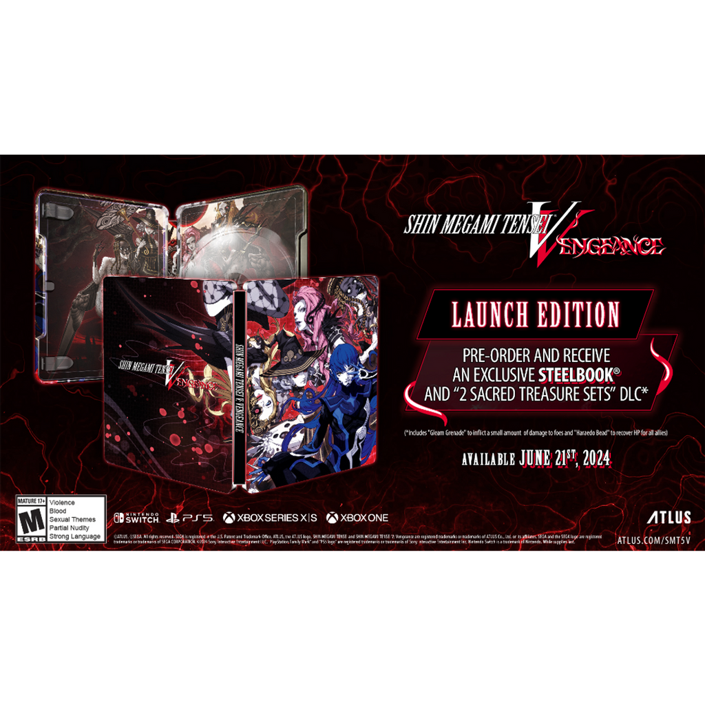 SEGA - Shin Megami Tensei V: Vengeance: Steelbook Launch Edition - PS5