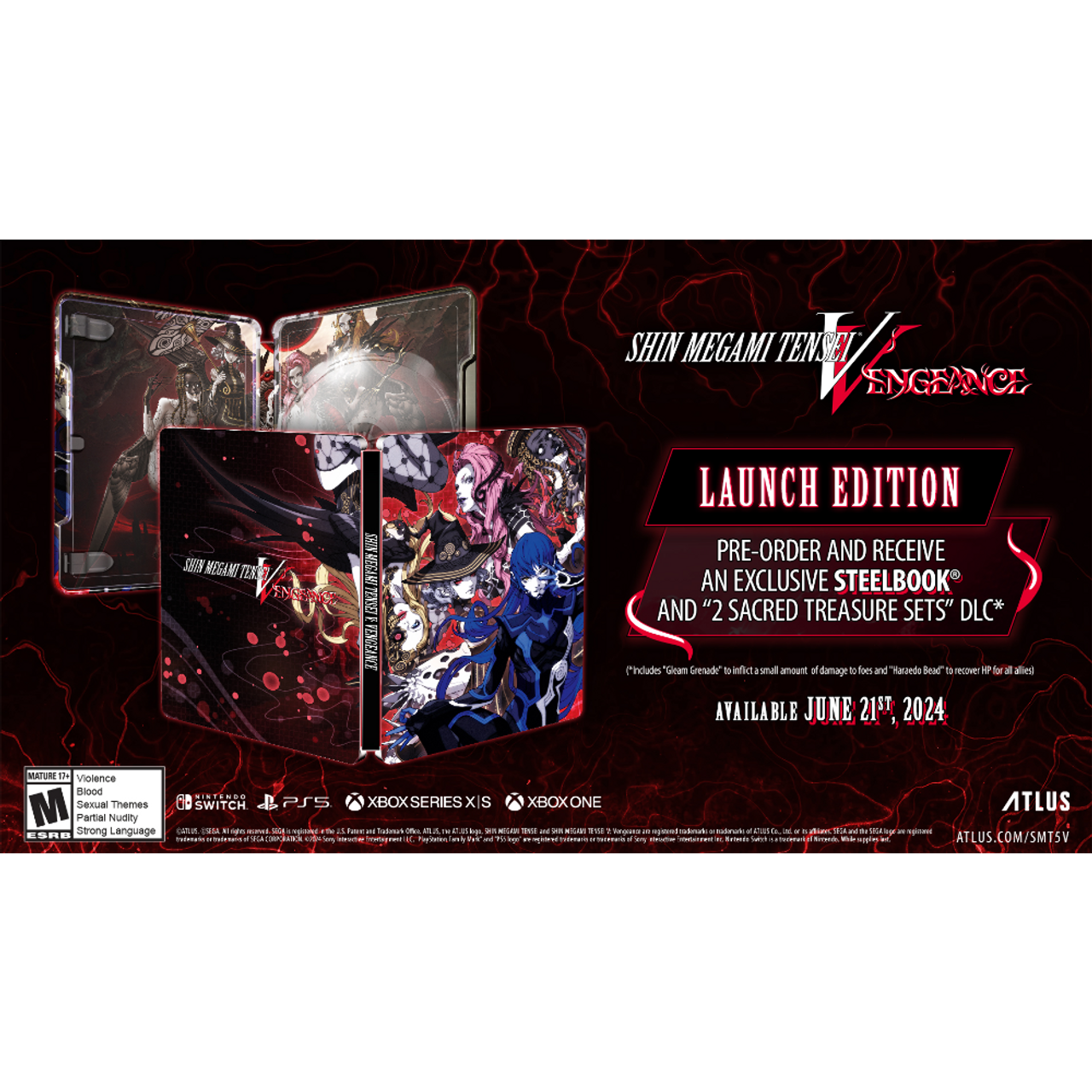 SEGA - Shin Megami Tensei V: Vengeance: Steelbook Launch Edition - PS5