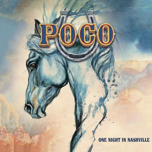 Poco One Night In Nashville (Transparent Blue) (Colored Vinyl, Limited Edition) Vinyl Record