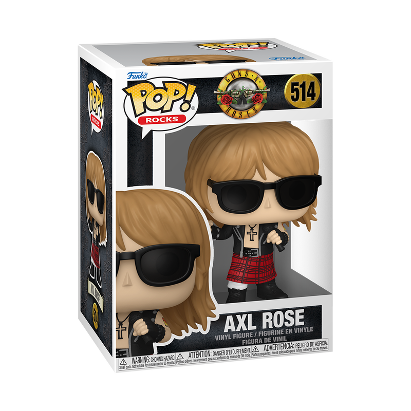 Guns N' Roses – Axl Rose (Live and Let Die) Funko Pop! Rocks Vinyl Figure #514