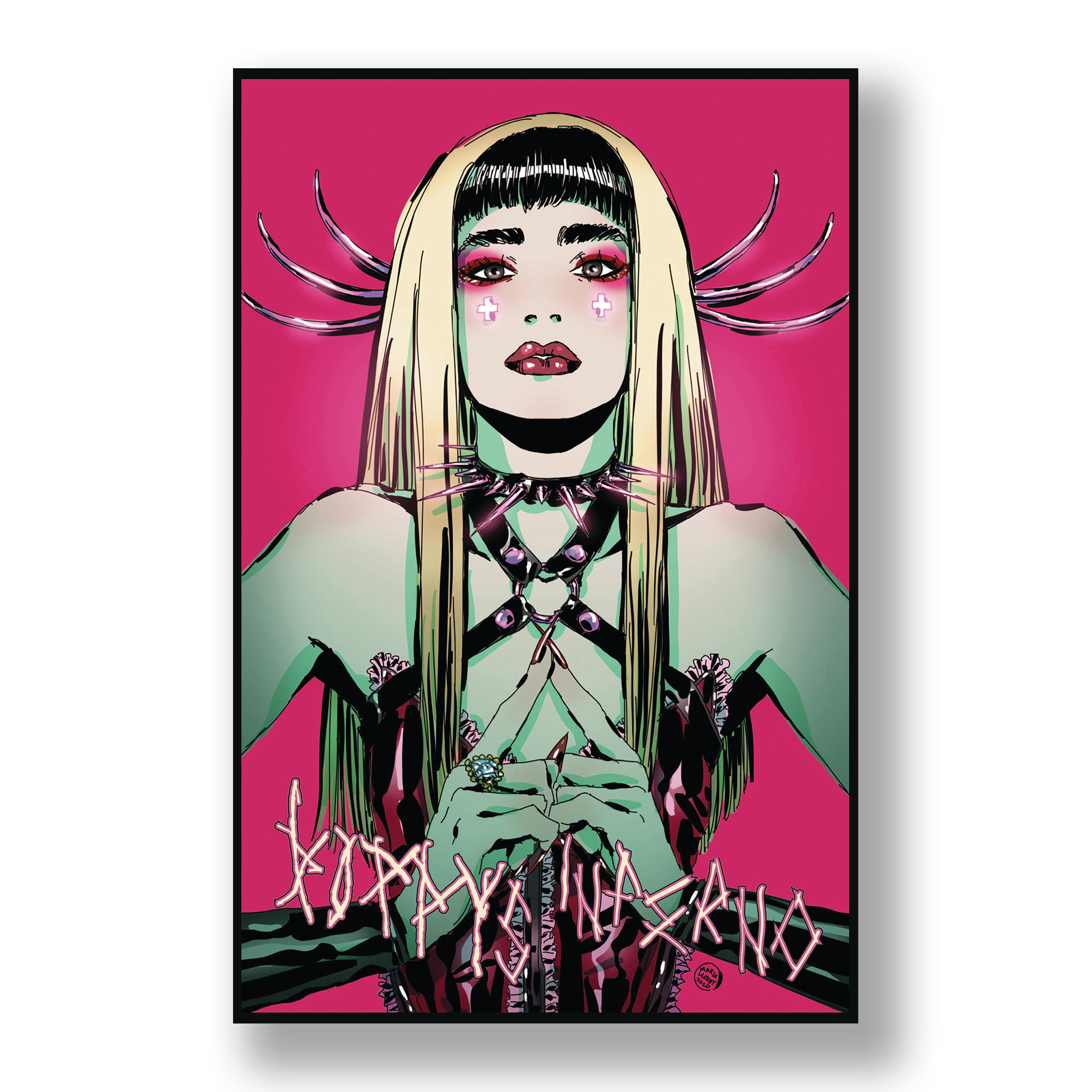 Poppy Poppy's Inferno - Hardcover Book Pink Variant