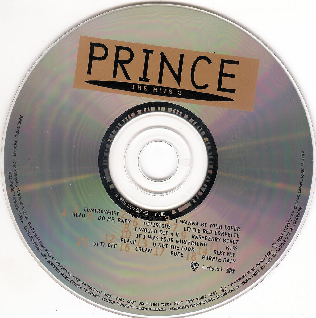 Prince – The Hits 2 Music CD
