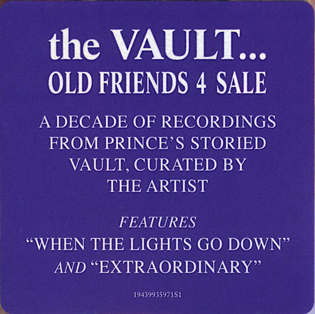 Prince – The Vault - Old Friends 4 Sale (LP Vinyl) Vinyl Record
