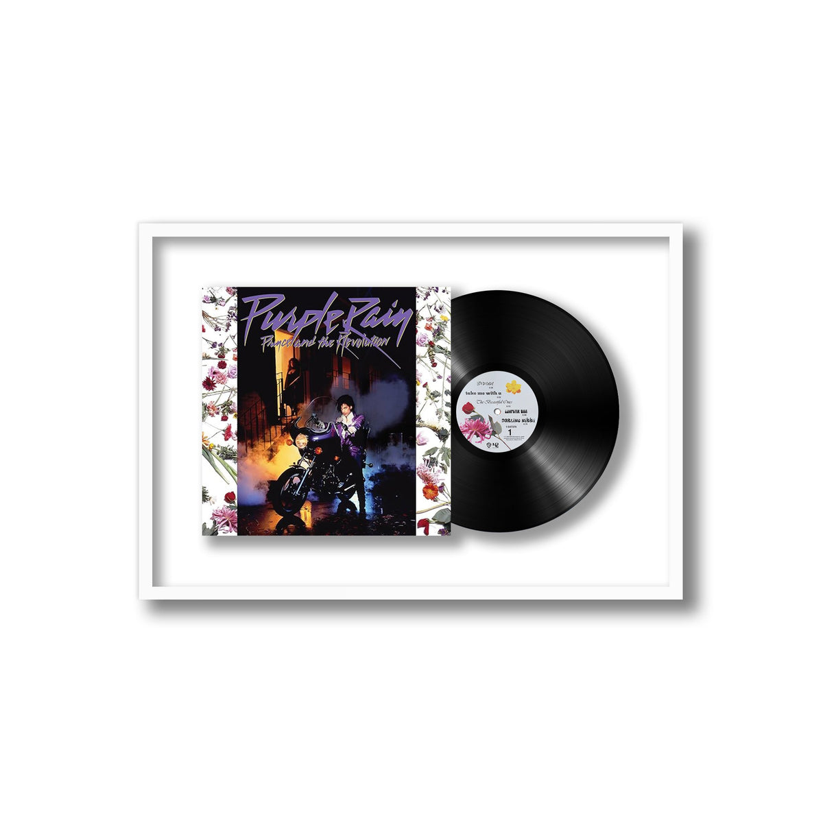 Prince and The Revolution - Purple Rain - Framed Vinyl Record