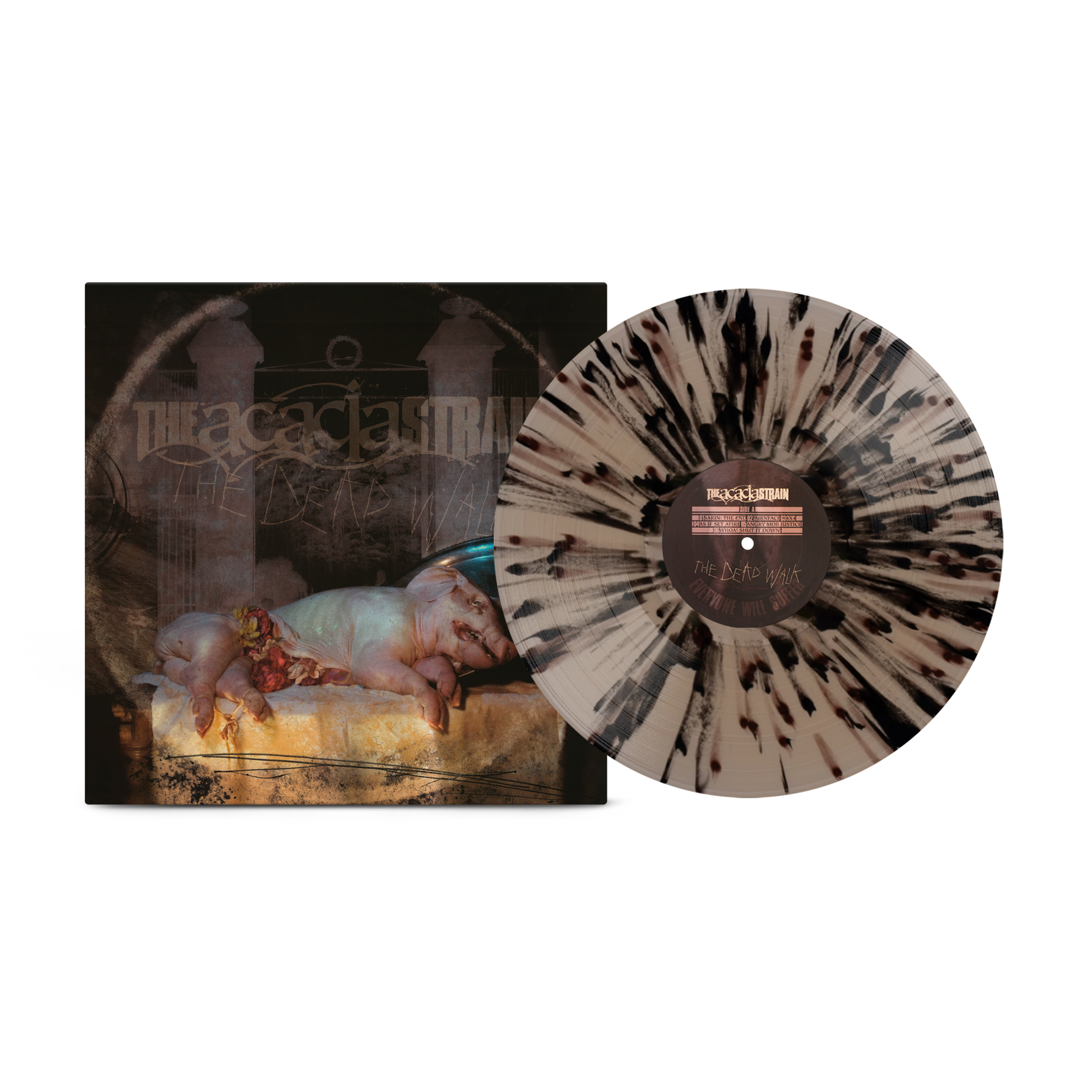 The Acacia Strain - Dead Walk on Pig Skin Splatter Vinyl Record