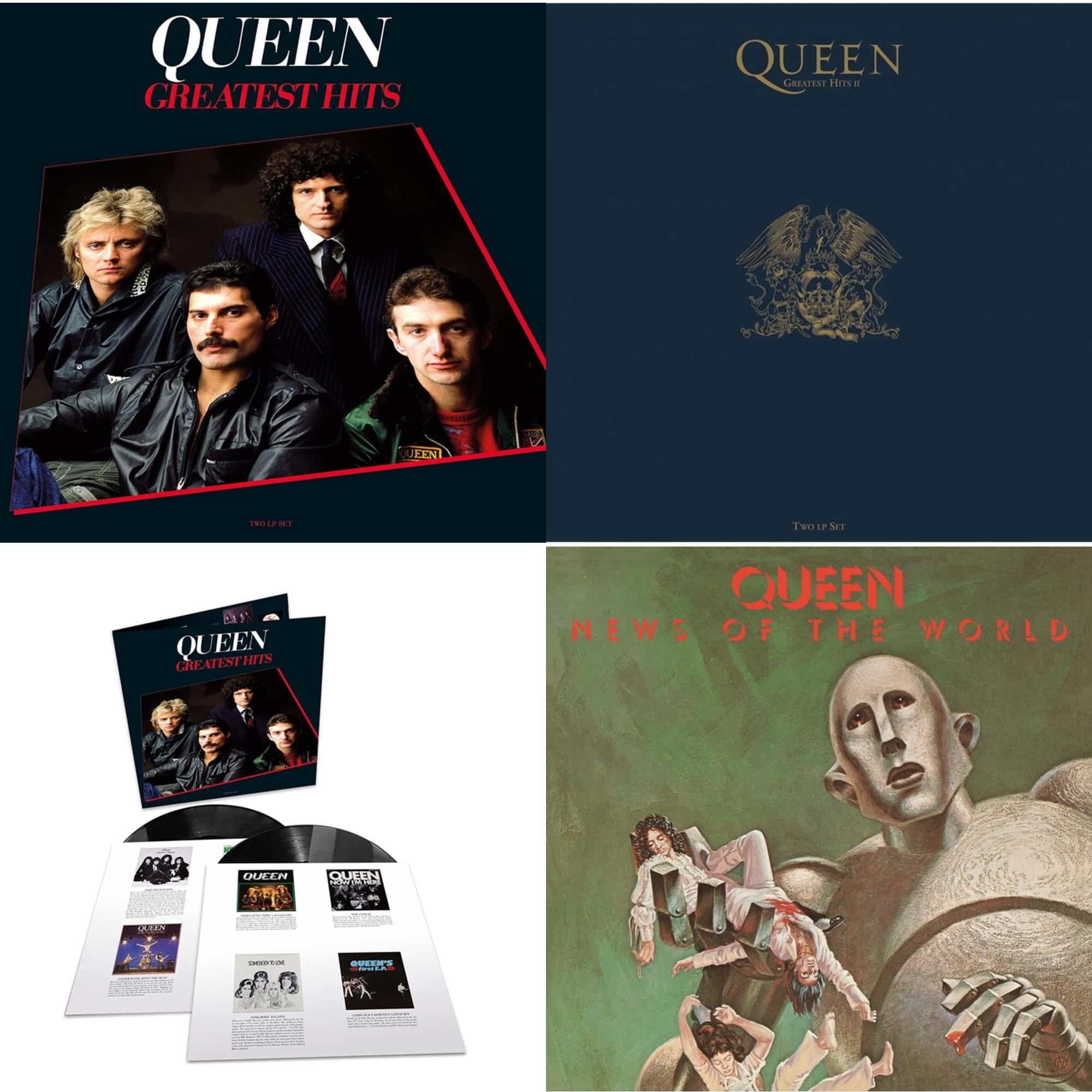 Greatest Hits 1 (180G/Dl Card/2LP) & Greatest Hits 2 (180G/Dl Card) & News Of The World & Greatest Hits 1 (180G)