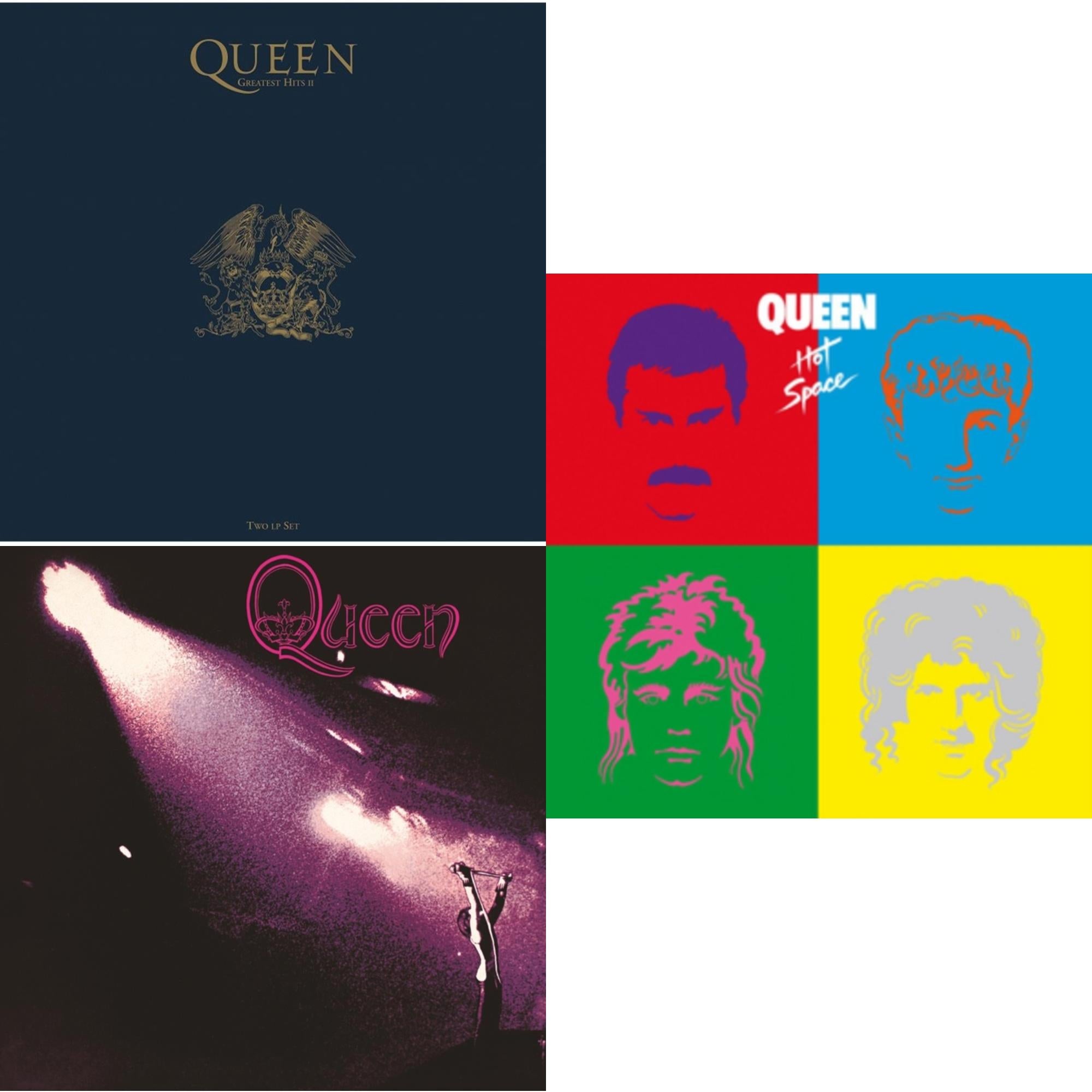 Greatest Hits 2 (180G/Dl Card) & Queen & Hot Space LP Ltd.