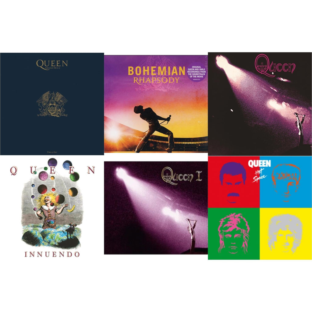 Greatest Hits 2 (180G/Dl Card) & Bohemian Rhapsody (180G/2LP) & Queen & Innuendo (2LP) & Queen I (2024 Mix)  & Hot Space LP Ltd.
