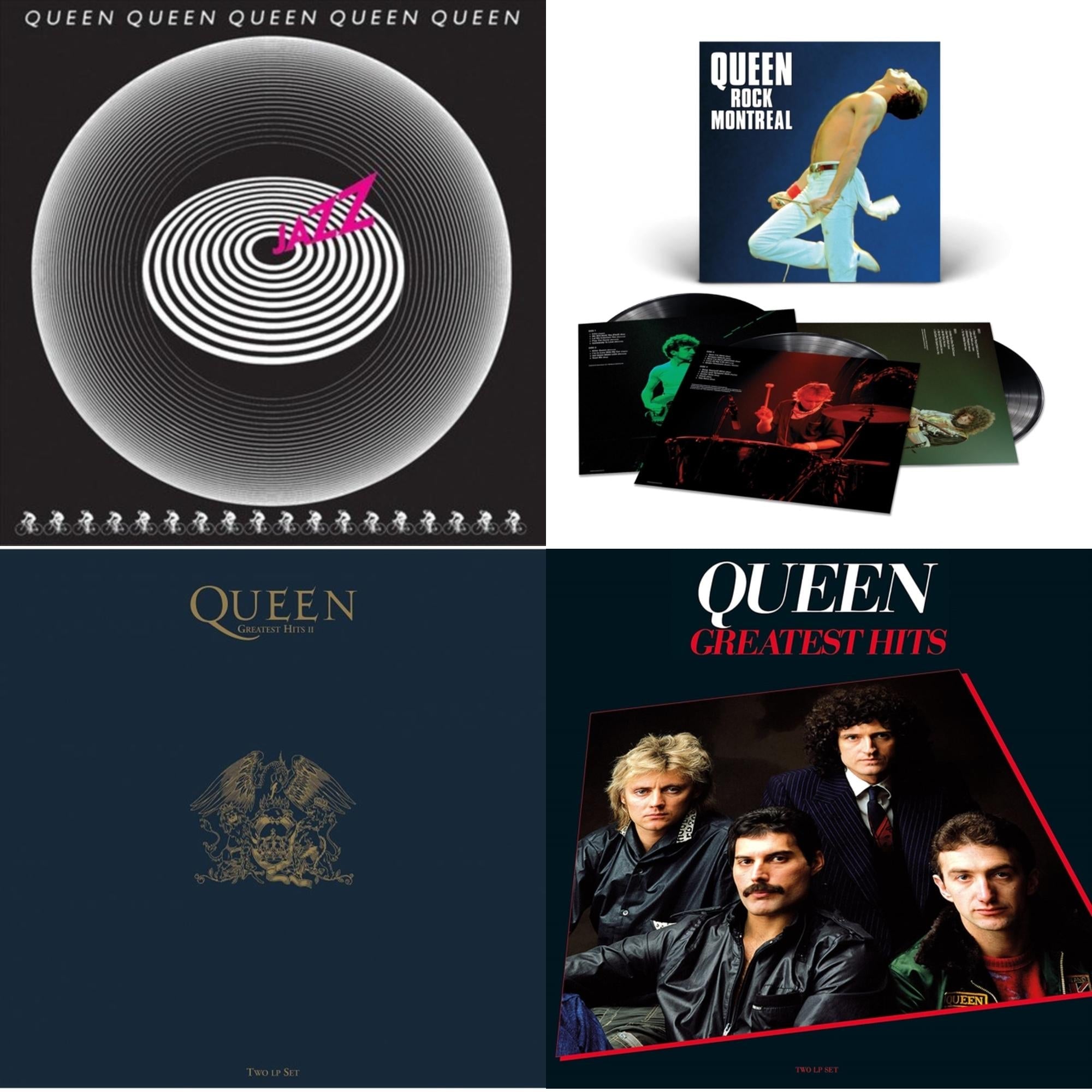 Greatest Hits 2 (180G/Dl Card) & Jazz & Queen Rock Montreal (3LP) & Greatest Hits 1 (180G)